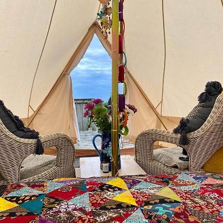 Coastal Stay Bell Tent Porthgain Esterno foto