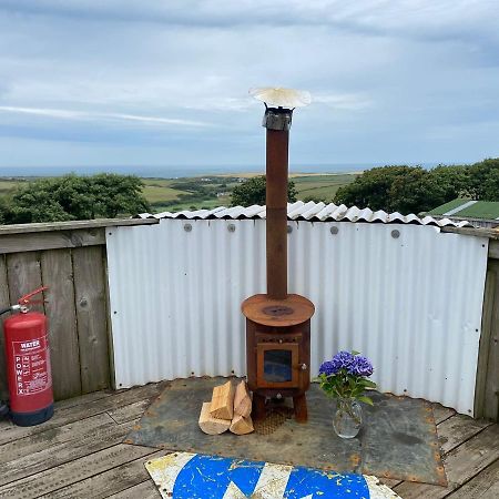 Coastal Stay Bell Tent Porthgain Esterno foto